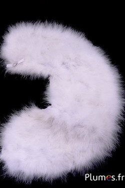 Cape pour enfant - 85 x 18 cm - blanc